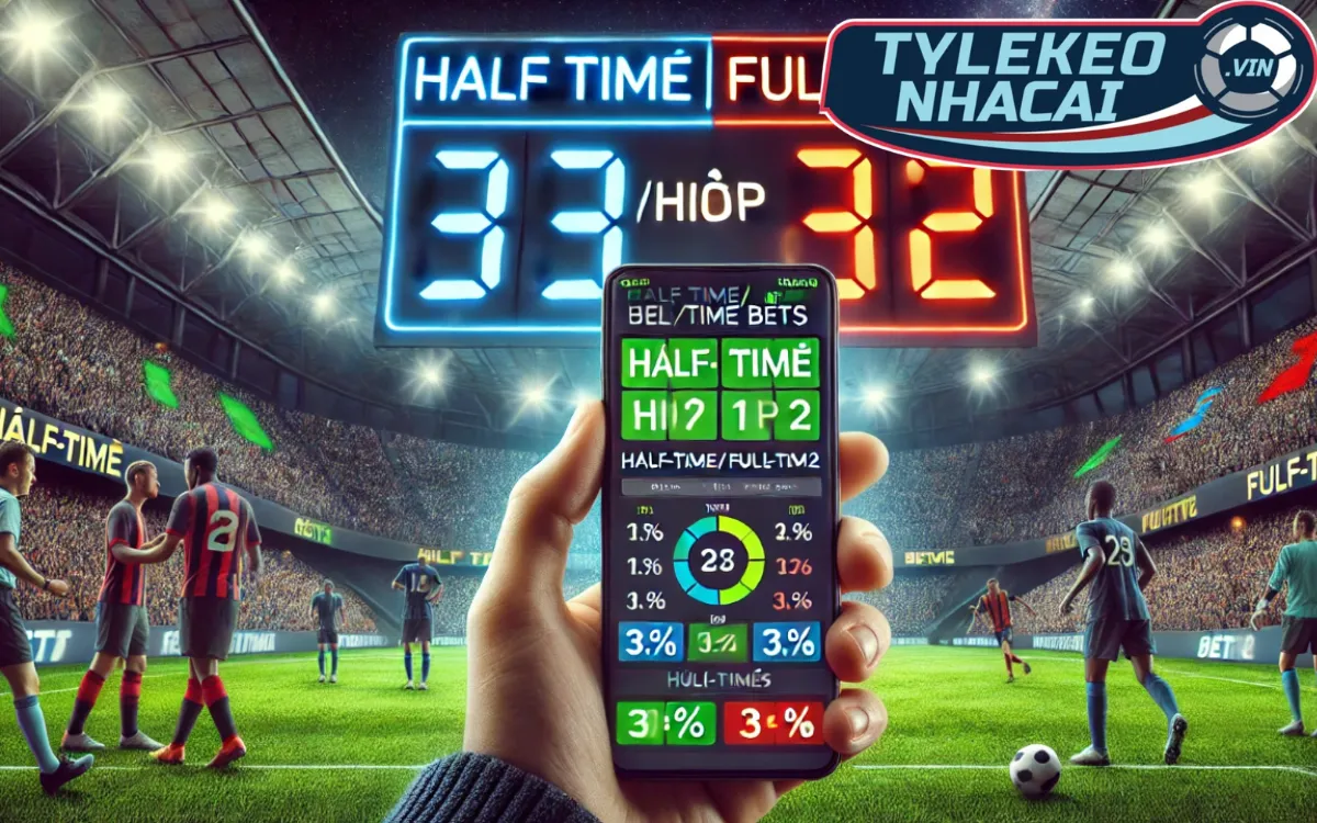 Ký hiệu của kèo hiệp 1/hiệp 2 (Half Time/Full Time) 